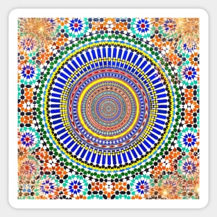 Beautiful Mosaic colours Sticker